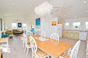 Dining - Sea Glass, Almost Oceanfront House in Pine Knoll Shores, NC! (Pine Knoll Shores)
