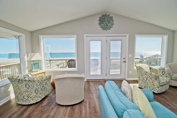 Smart TV - Sea Watcher, Oceanfront House in Emerald Isle, NC! (Emerald Isle)