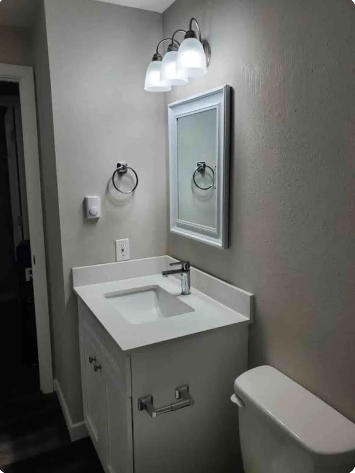 Towels, soap, toilet paper