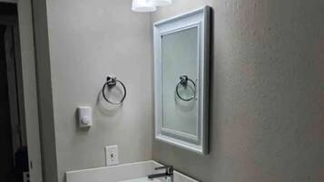 Towels, soap, toilet paper
