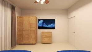 2 habitaciones, tabla de planchar con plancha y wifi gratis