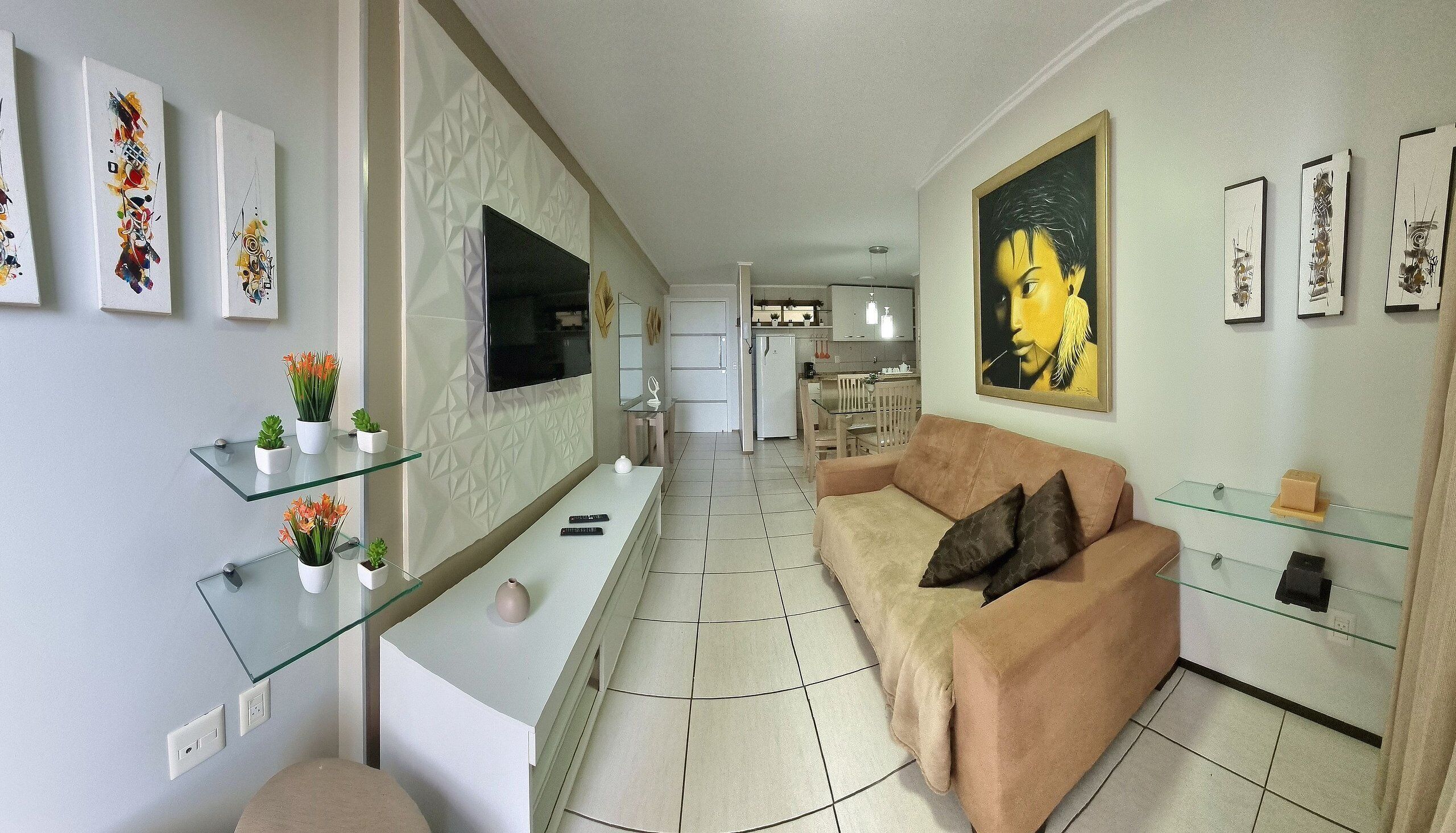 Basic Apartment | Living area | 32-inch LED TV with cable channels