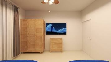 2 bedrooms, iron/ironing board, free WiFi, bed sheets