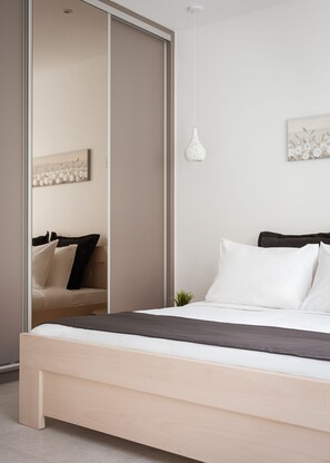Appartement Familial | 1 chambre, draps en coton égyptien, literie de qualité supérieure