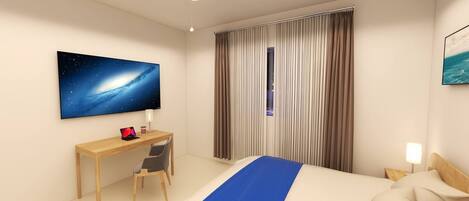 1 bedroom, iron/ironing board, free WiFi, bed sheets