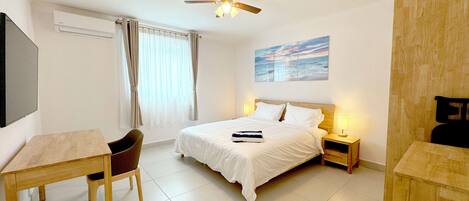 1 Schlafzimmer, Bügeleisen/Bügelbrett, kostenloses WLAN, Bettwäsche