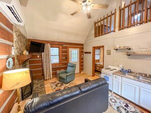 TV connectée, cheminée