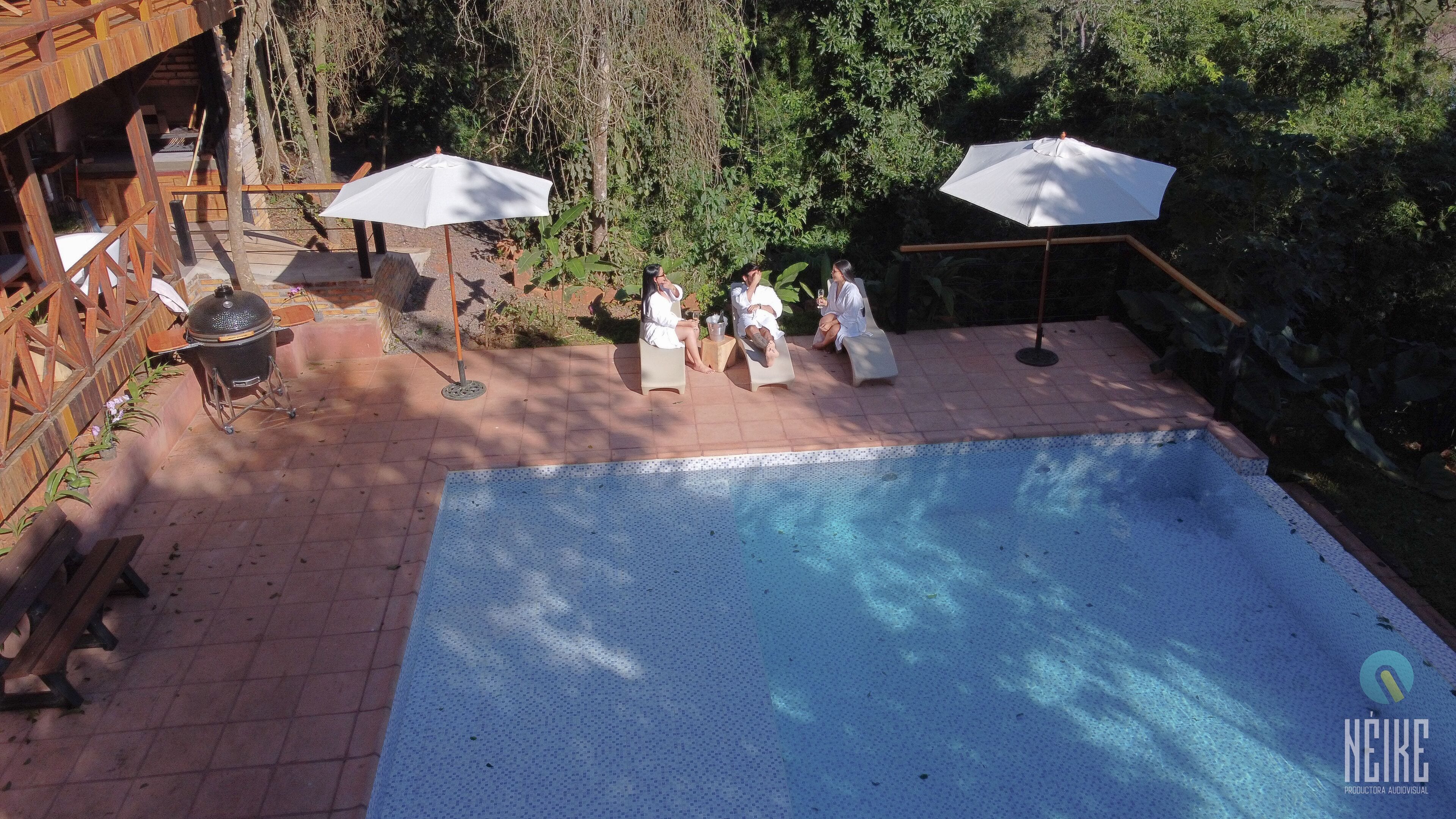 Alberca al aire libre 