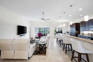 Smart TV, stereo, offices, computer monitors - Centrally Located - Waterfront Pool Home - Convenient and Loaded w/ Amenities (Cape Coral)