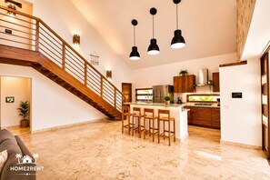 Interior - House with swimming pool 300m from Las Ballenas beach (Las Terrenas)