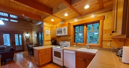 Log Cabin Inn - Cabin 12 on the Mckenzie River - minutes from Tokatee and Loloma