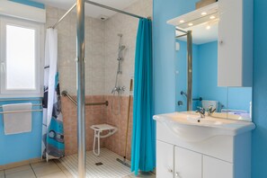 Shower, hair dryer