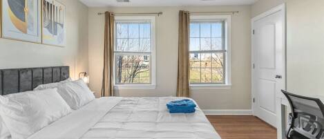 1 makuuhuone, työpöytä, silitysrauta/-lauta, ilmainen Wi-Fi