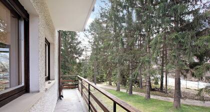 Casa de vacaciones "Maison La Truite" con vistas a la montaña, terraza privada y 4 balcones