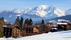 Exterior - Apartment 'Les Silenes' with Mountain View and Balcony (Bellevaux)