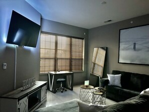 Living area - Poolside Paradise near Mall of America & MSP (Minneapolis)