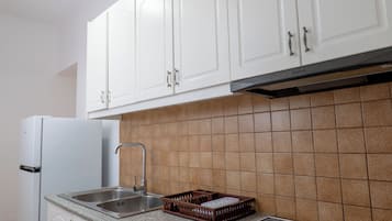 Family Suite | Private kitchen | Shared fridge, coffee/tea maker, coffee grinder