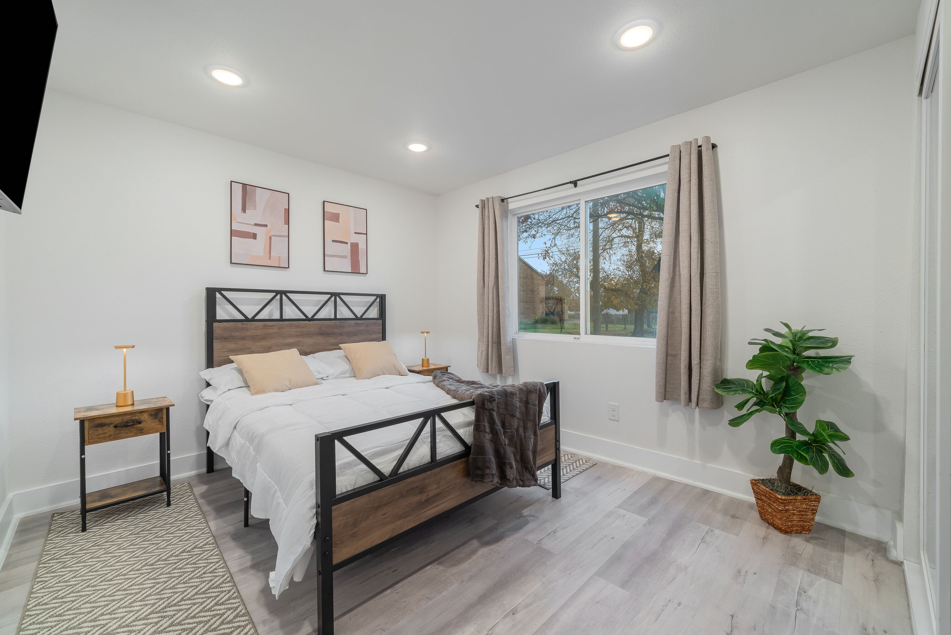 1 間睡房、熨斗/熨衫板、Wi-Fi、床單