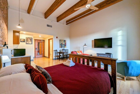 1 chambre, accès au Wi-Fi (inclus), literie fournie