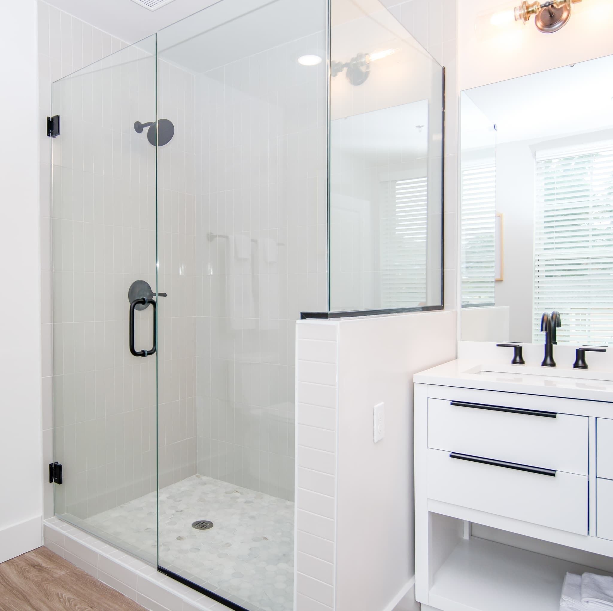 Shower, hair dryer