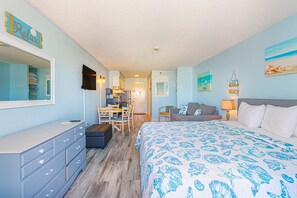 1 soverom, strykejern/-brett, wi-fi (inkludert) og sengetøy