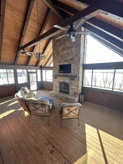 5 bedroom 3 bath Farm house. Country Views. Open floor plan with lots of space!