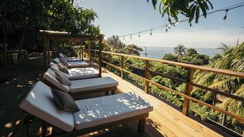 Vue sur la campagne depuis lâhĂ©bergement