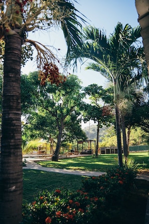 Blick auf den Garten