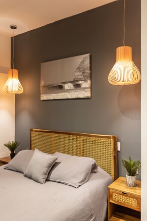 Standard Apartment, 1 Bedroom, Pool View, Ground Floor | Down comforters, iron/ironing board, free cribs/infant beds, free WiFi - El Xalli Hotel (Chiltiupan)