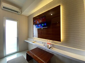 Habitación básica doble | 1 habitación, escritorio y wifi gratis 