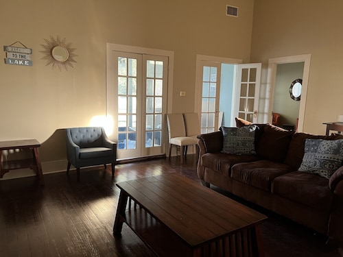 Vieux Carre’ Home-  
Secluded  get-away with lakefront view and huge yard!