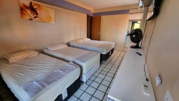 1 bedroom, blackout curtains, iron/ironing board, free WiFi