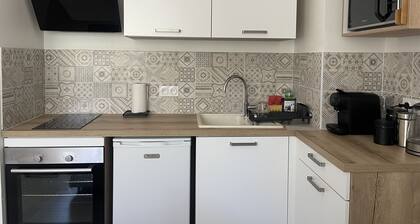 Au Calme et Proche Centre-ville, Studio RĂ©novĂ© Avec Ăquipements Neufs et Parking