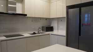 Standard Apartment, 1 Bedroom, City View | Shared kitchen