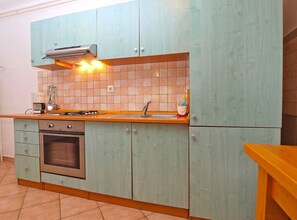 Microwave, oven, stovetop, cookware/dishes/utensils