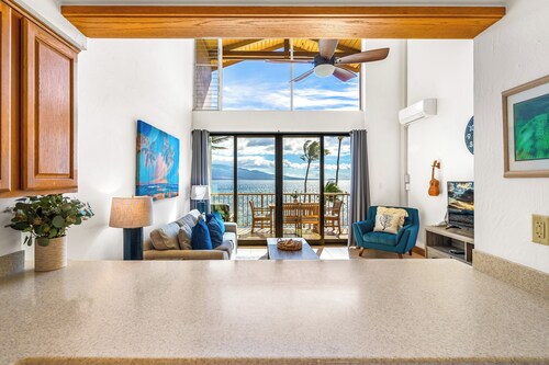Oceanfront Penthouse at Maalaea in South Maui