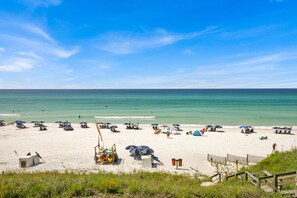 On the beach - ENDLESS VIEWS, Gulf-Front, Pool, Grill, Lg Patio, 30A, Great Location (Santa Rosa)