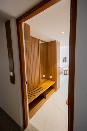 Interior entrance