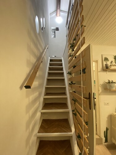 Detached apartment with small terrace in the center 2 minutes from the lake