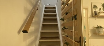 Detached apartment with small terrace in the center 2 minutes from the lake