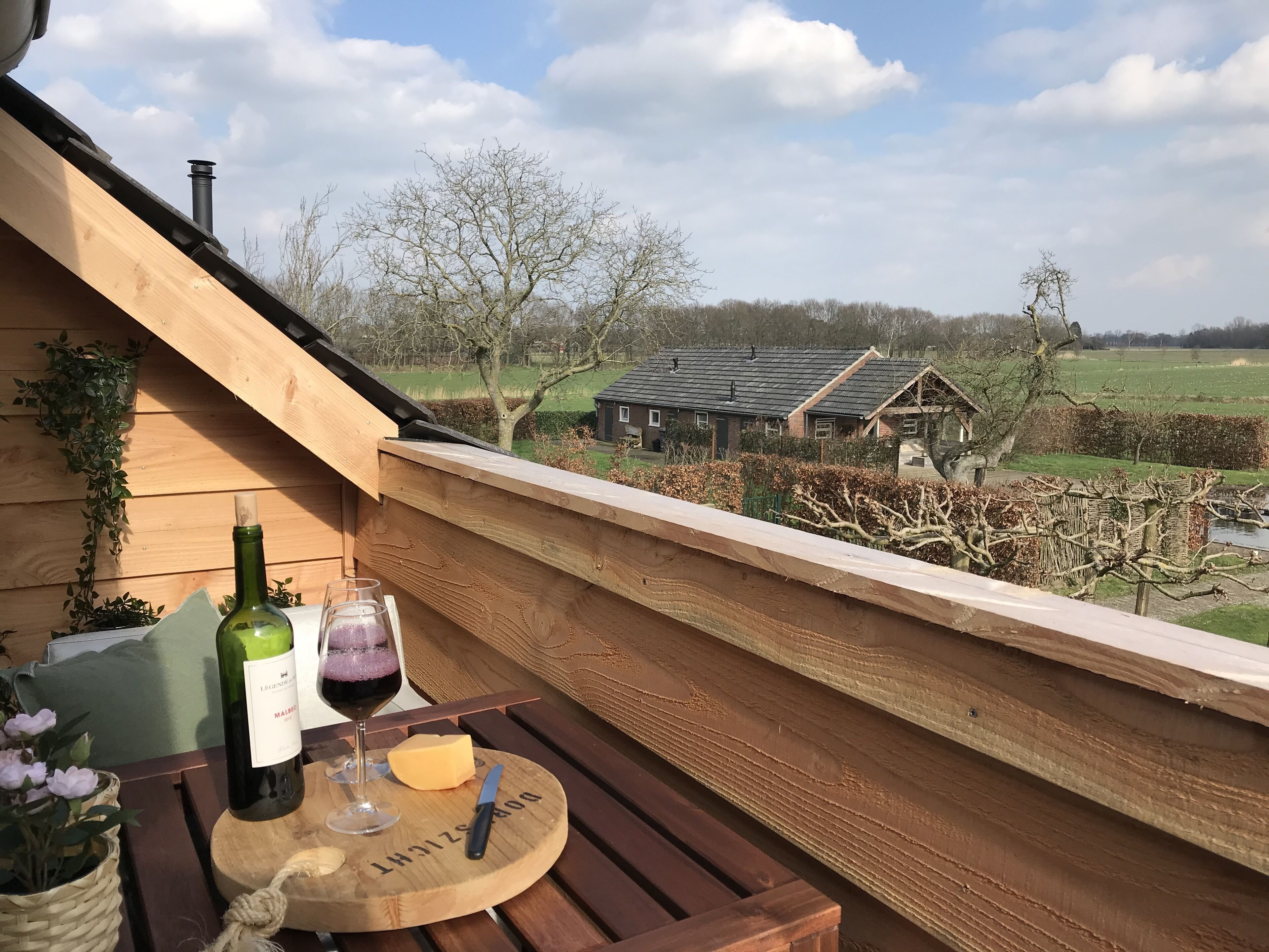 Panoramic Double Room, Garden View | Terrace/patio