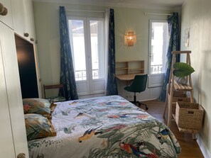 1 室のベッドルーム、アイロン / アイロン台、WiFi、ベッドシーツ