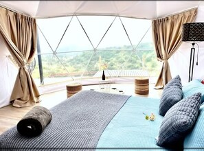 1 chambre, minibar, ameublement personnalisé, draps fournis