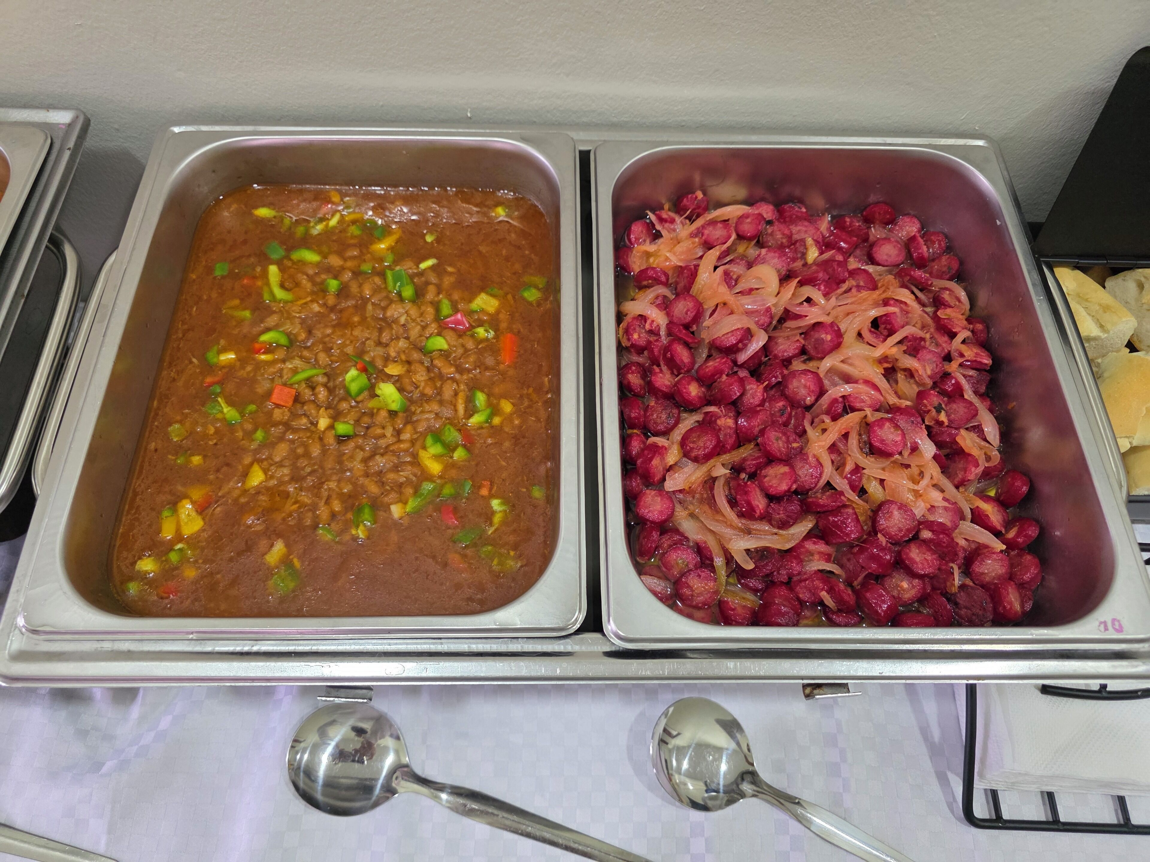 뷔페 아침 식사