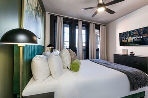 2 slaapkamers, een strijkplank/strijkijzer, wifi, beddengoed