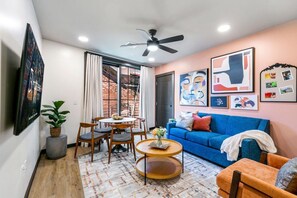 TV - Heart of NOLA 2BR Bliss Condo with 2 Balconies (New Orleans)