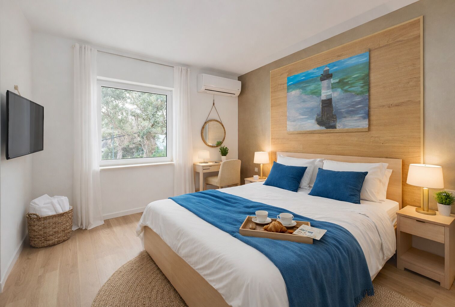 1 Schlafzimmer, kostenloses WLAN, Bettwäsche