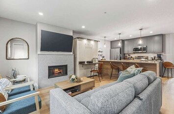 Stylish interiors and functional open Layout. Sofa Bed and Murphy Bed with a desk for flexible sleeping arrangement. 