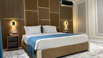 Kamar Double Deluks | Seprai katun Mesir, seprai premium, dan tempat tidur Select Comfort
