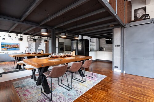 Brand new spacious, stylish, unique loft in the centre of Prague for 4 persons